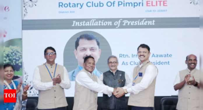 इरफॅन अवेत रोटरी क्लब ऑफ पिंपरी एलिटचे अध्यक्ष; भंडुरगे नावाचे सेक्रेटरी